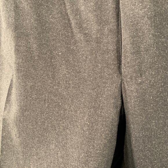 ISAIA Size 39 Grey Charcoal Wool Zip Fly Dress Pants - Picture 4 of 8